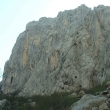 Nejvy��� st�na Paklenice Ani�a kuk vysok� 350m.