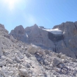 Visut ledovec na Cima Brenta 3151m.