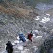 V�stup do sedla Prielom 2290m