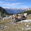 Sestup s v�hledy na Monte Adamello 3539m.