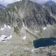 Capie pleso a je�t� zamrzl� Okr�hl� pleso.