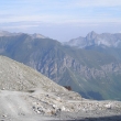 Tuxersk� alpy z ledovce nad Hintertuxem.